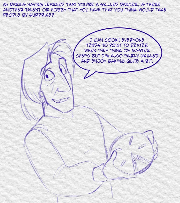 Ask the Cast #22 (2024) — Art by Foxena