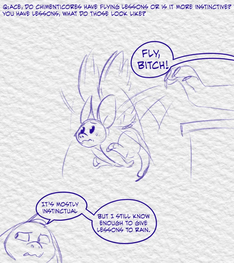 Ask the Cast #23 (2024) — Art by Foxena