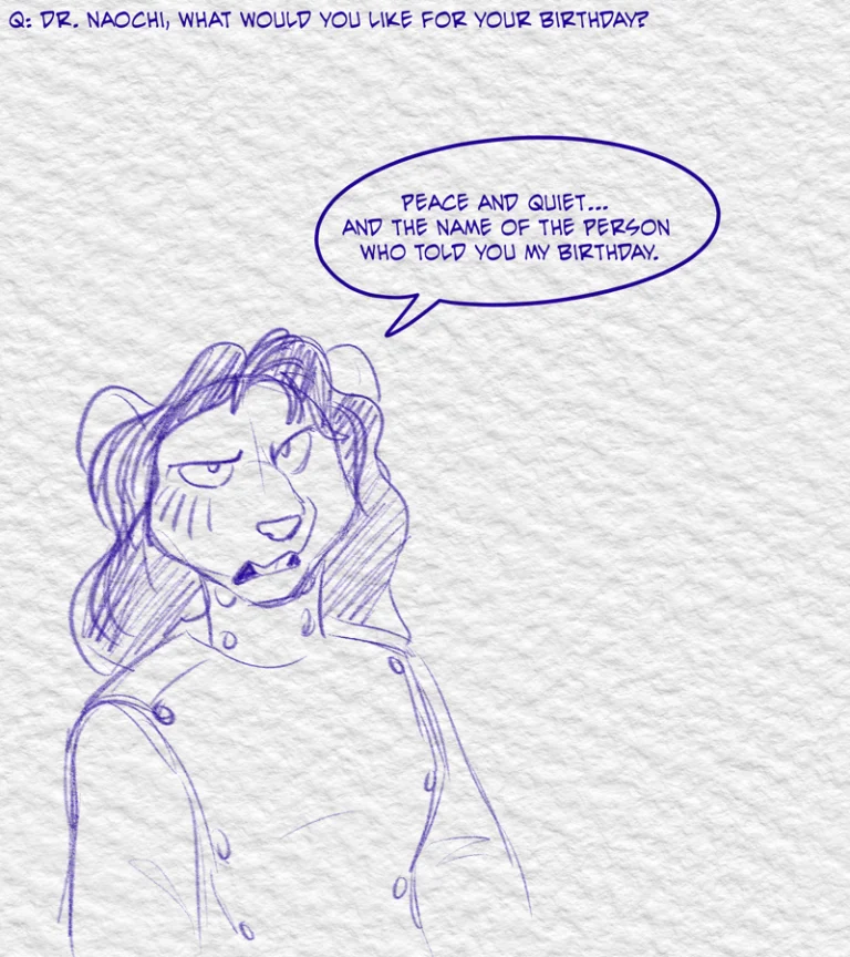Ask the Cast #25 (2024) — Art by Foxena