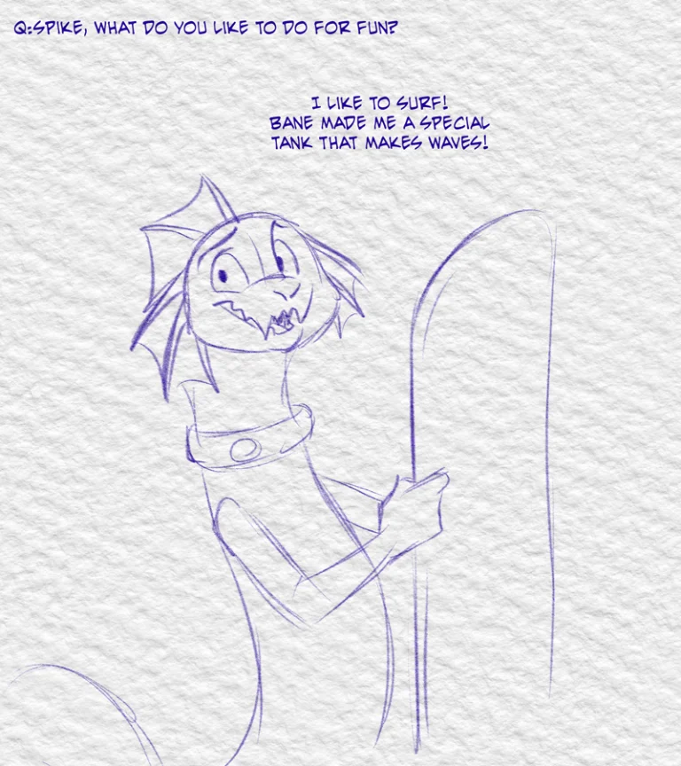 Ask the Cast #26 (2024) — Art by Foxena
