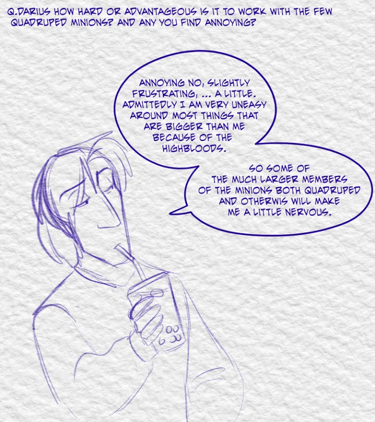 Ask the Cast #36 (2024) — Art by Foxena