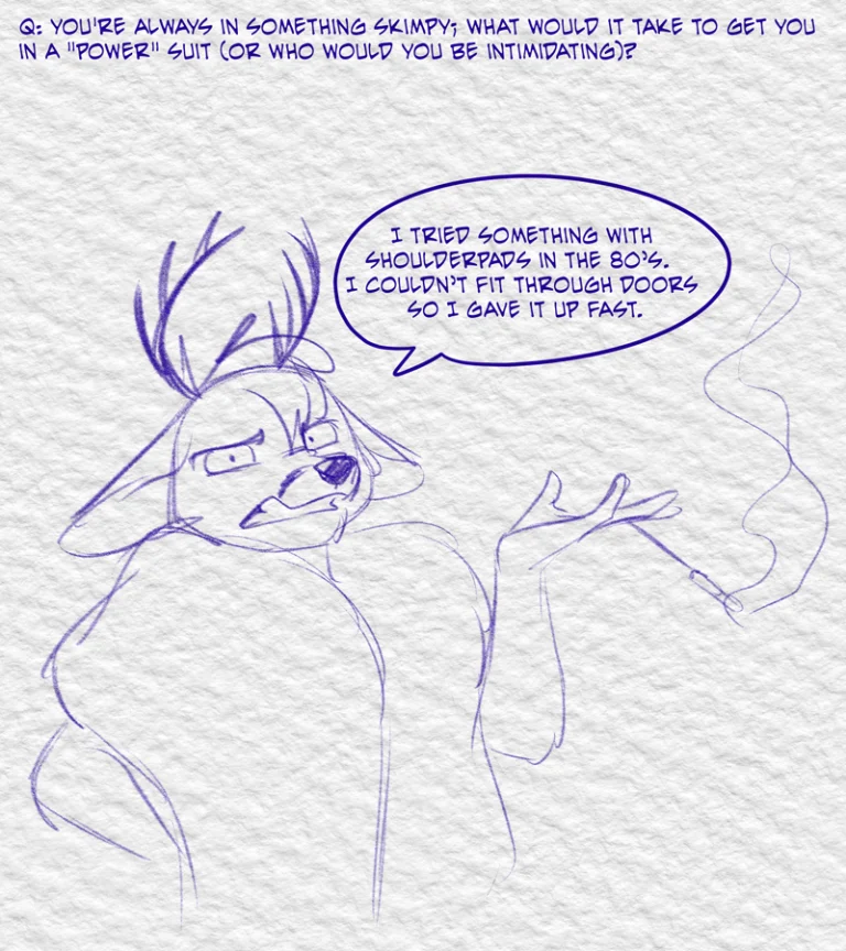 Ask the Cast #37 (2024) — Art by Foxena