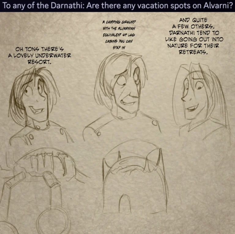 Ask the Cast #15 (2025) — Art by Foxena