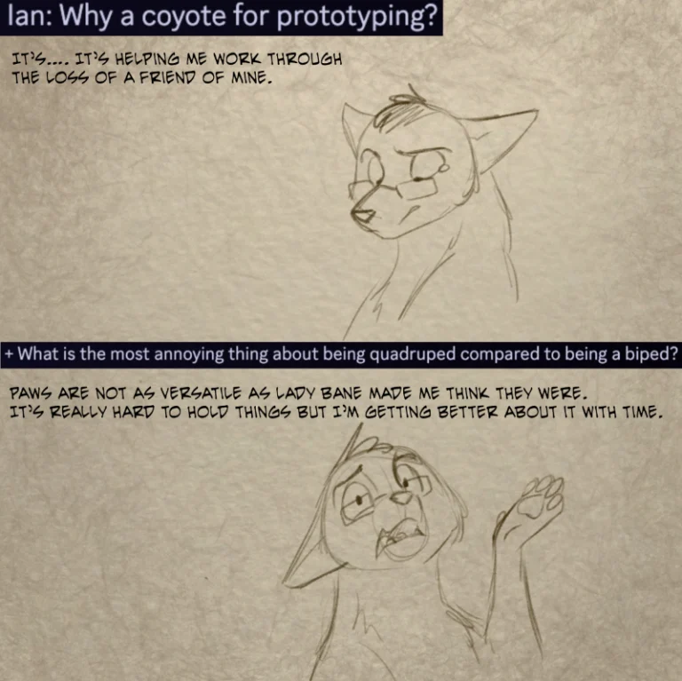Ask the Cast #17 (2025) — Art by Foxena