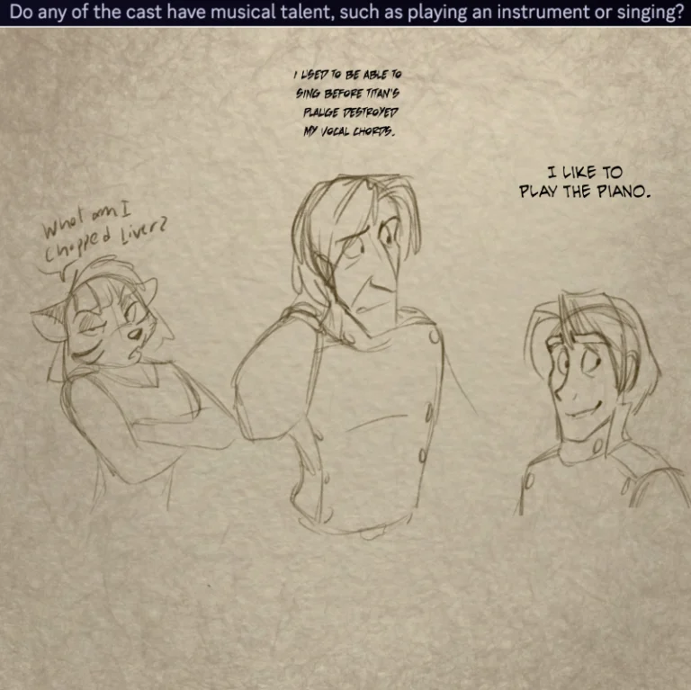 Ask the Cast #19 (2025) — Art by Foxena