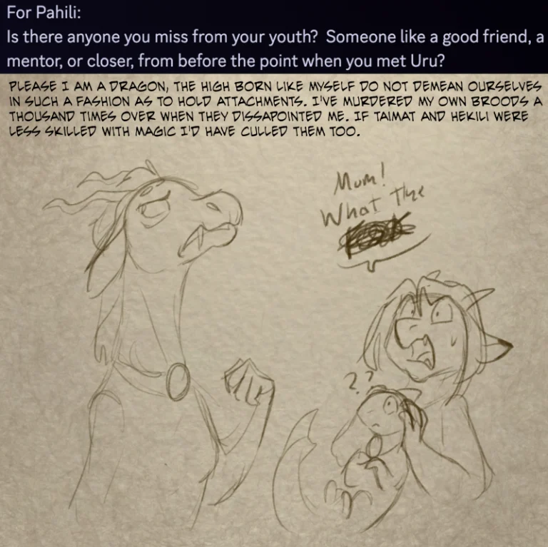 Ask the Cast #25 (2025) — Art by Foxena
