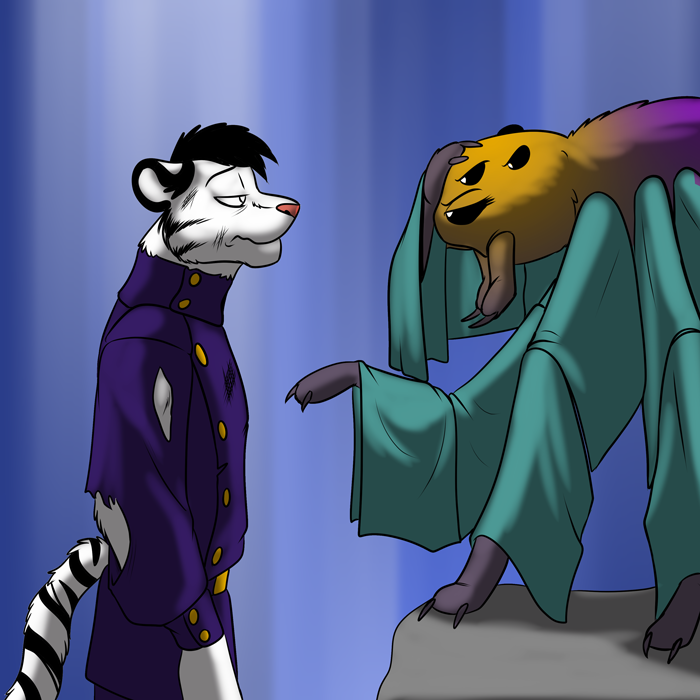 'Again?!" — Art by Foxena