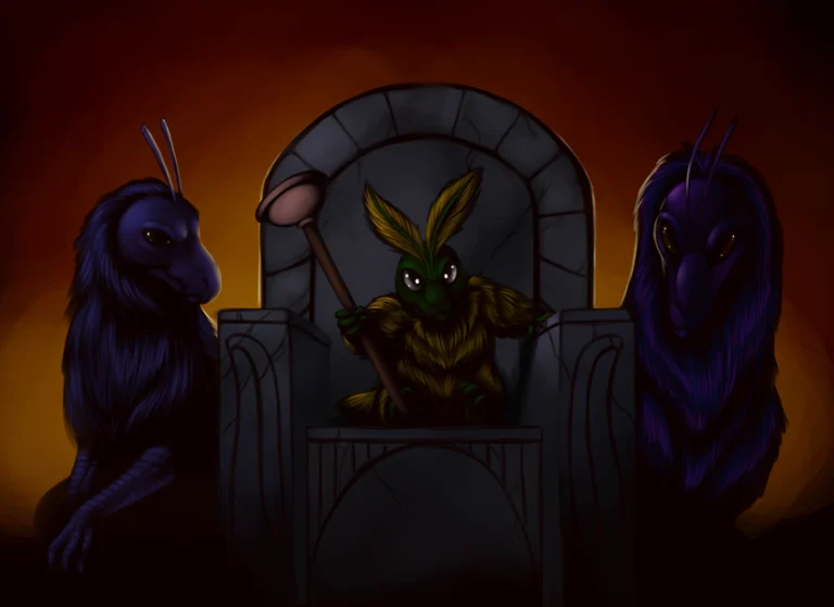 Clog, ruler of the underground. — Art by Foxena