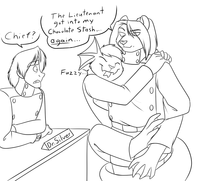 Reminder to keep your Darnathi away from chocolate. — Art by Foxena