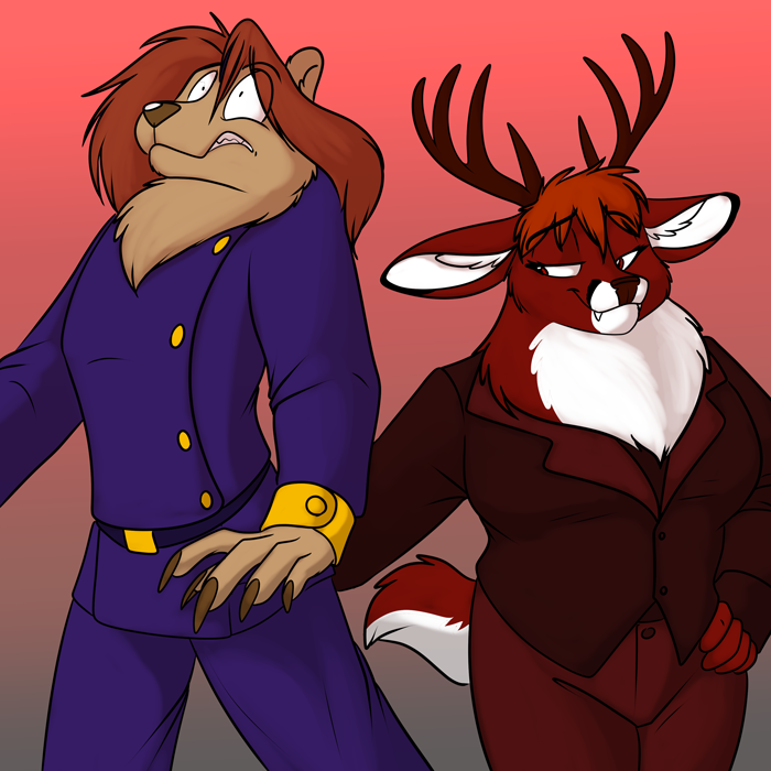Some fire demon revenge on Brom from Terry. — Art by Foxena