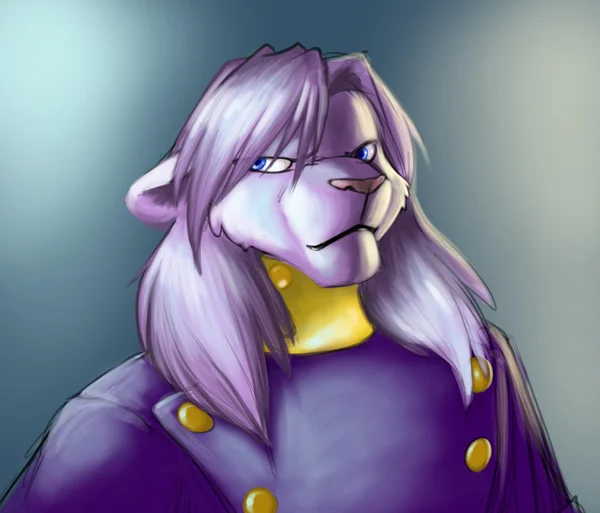 Portrait of Aileeron. — Art by Foxena
