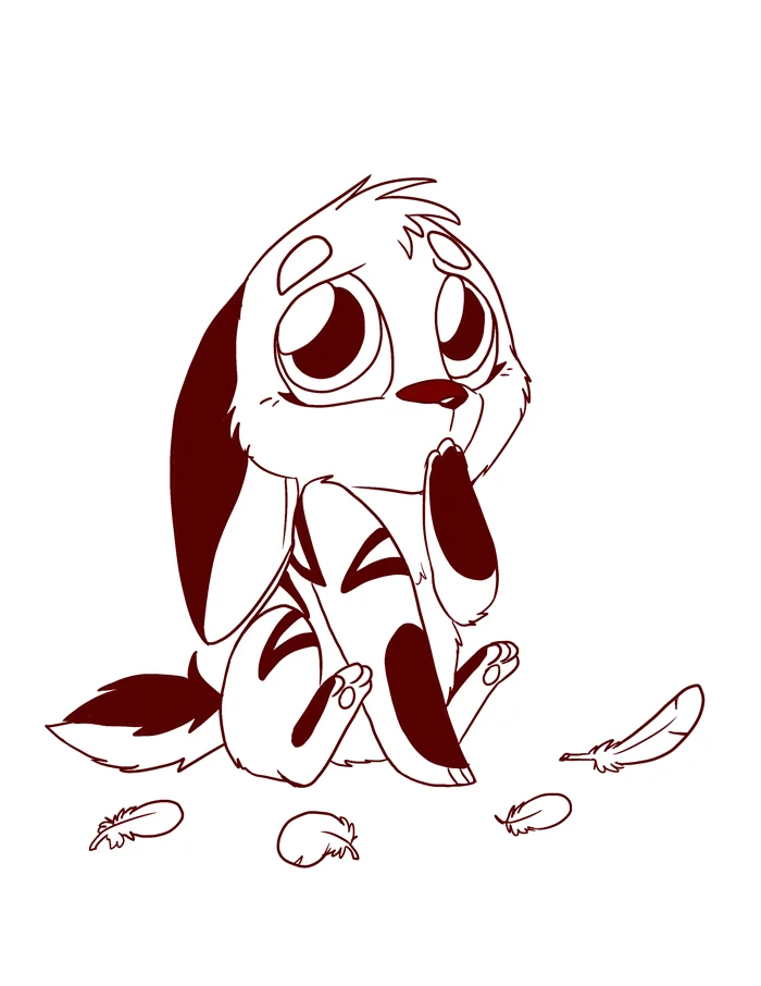 Bane ate the chicken. — Art by Foxena
