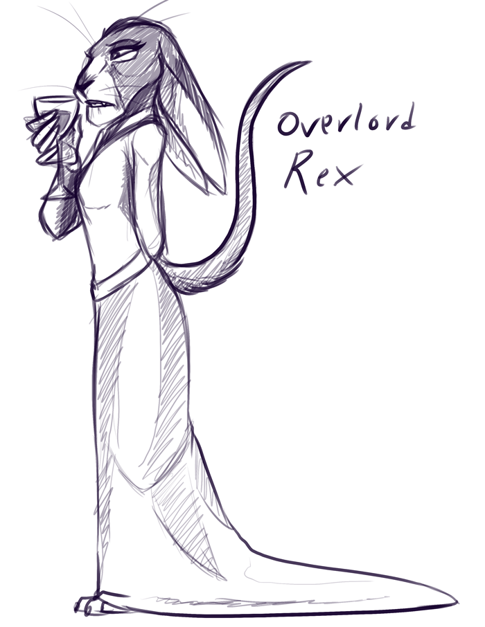 Reference for Governor Rex, the previous ruler of Aukate before Fox. — Art by Foxena