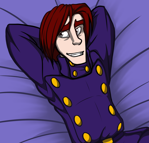 Silver lounging and being a beautiful boy. — Art by Foxena
