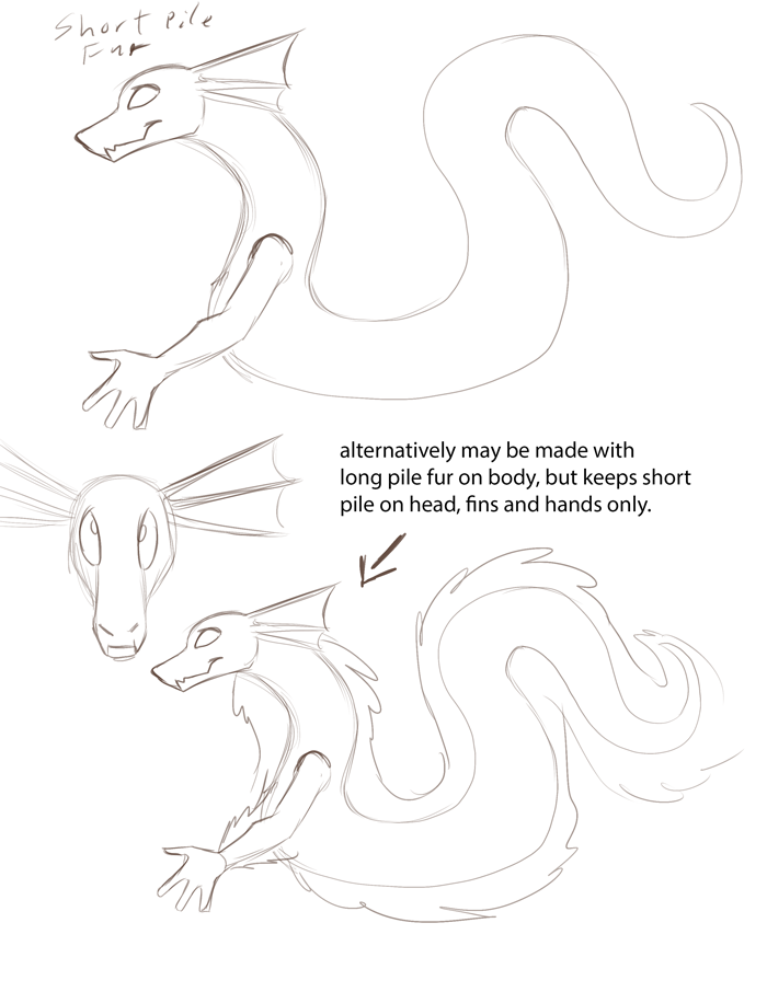 Anatomy reference for Sirenidae. — Art by Foxena