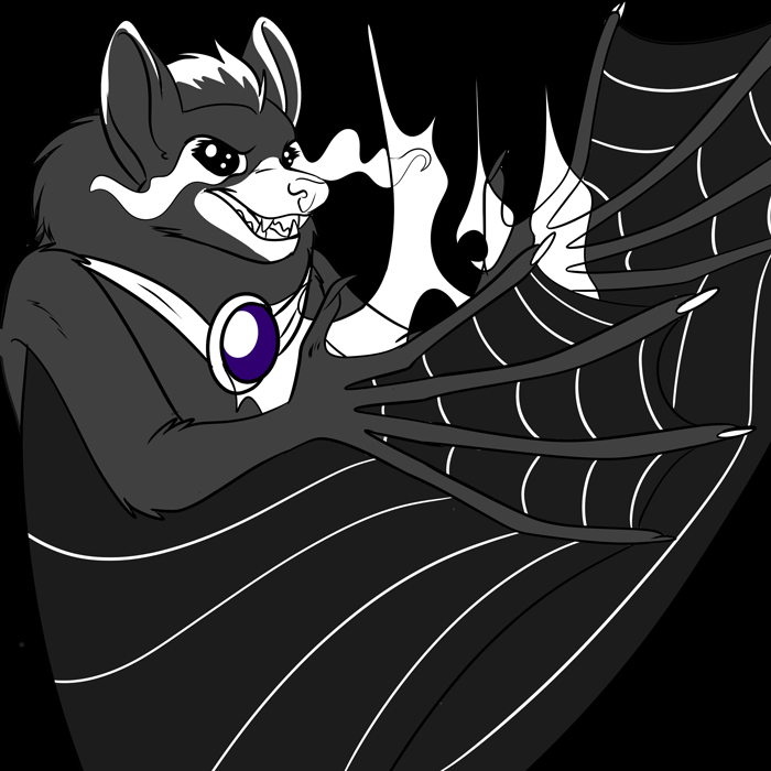 Inktober 2020 - Wielding the death gem. — Art by Foxena