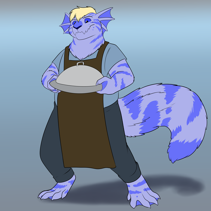 Another dish from chef Cobalt. — Art by Foxena