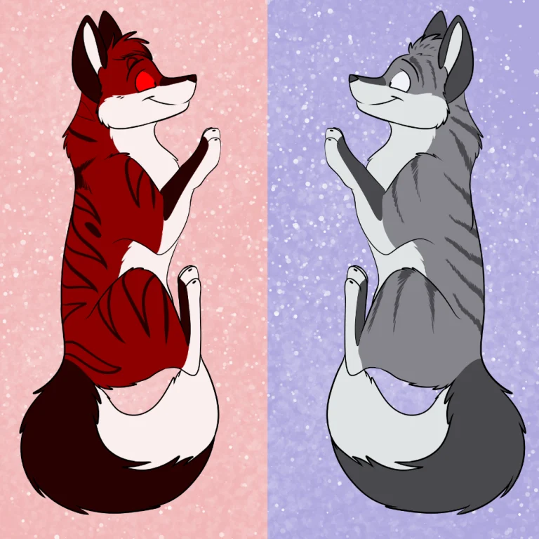 Dire pillow designs. — Art by Foxena