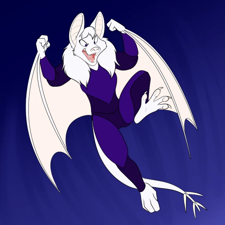 Peacekeeper in flight. — Art by Foxena
