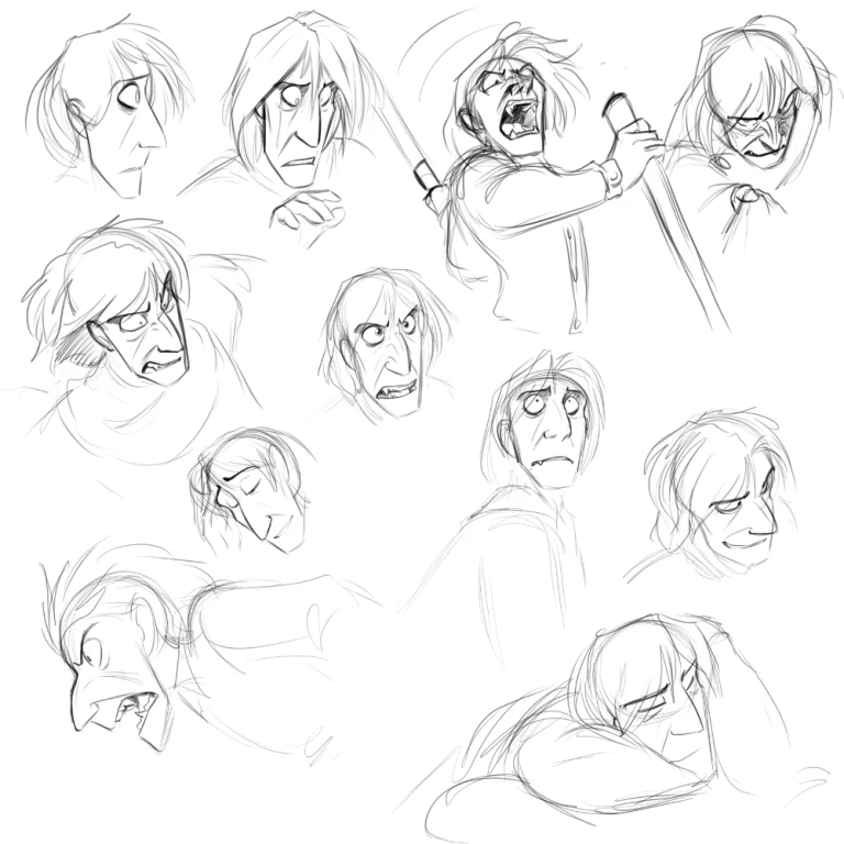 An updated expression sheet for Darius Steele. — Art by Foxena