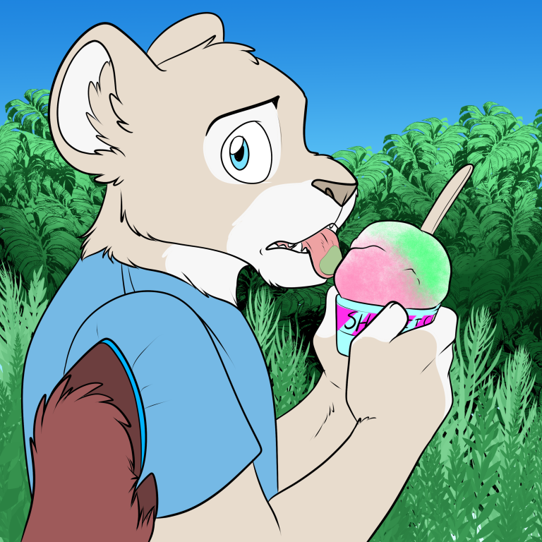 Rain's Instagram: Featuring Ali'i (and no apples) — Art by Foxena