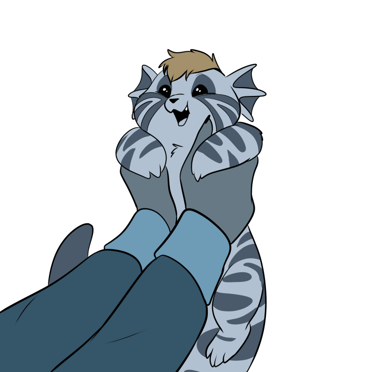 Darius as a wee bab. — Art by Foxena