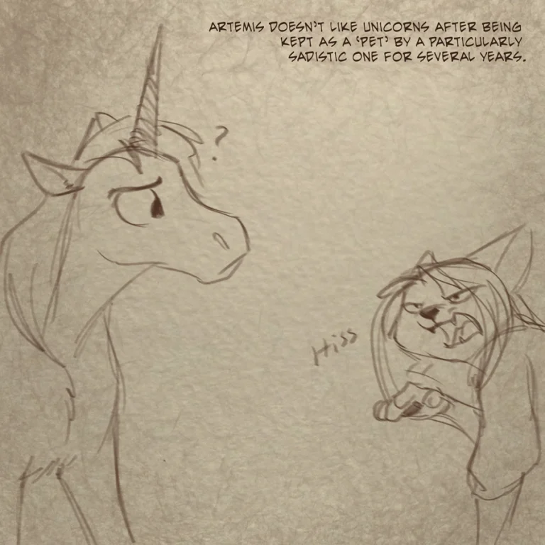 Trivia #48 (2021) — Art by Foxena